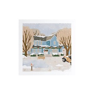 Gilmore girls lorelais house leah jay illustration mini print